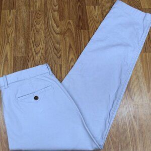 33x32 J.CREW STRAIGHT FIT COTTON/SPANDEX PANTS LIGHT BLUE Sz 33W x 32L